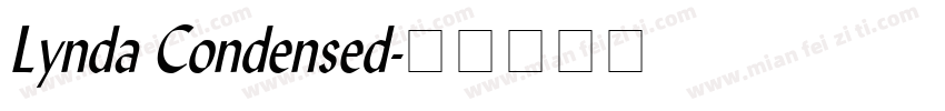 Lynda Condensed字体转换